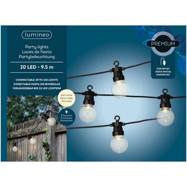 Lumineo 20 Premium LED Party Lights Starter Set