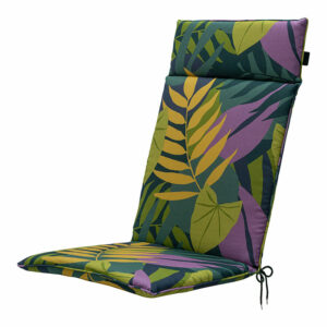 Madison High Back Outdoor Recliner Seat Pad - Iven Green