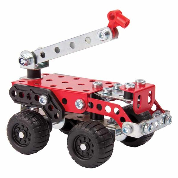 Meccano, Rescue Squad 3 Model Set, STEM Model Building Kit, Ages 8+ crane