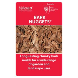 Melcourt Decorative Bark Nuggets Mulch 60 Litres