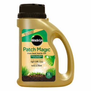 Miracle-Gro Patch Magic Grass Seed, Feed & Coir 1015g