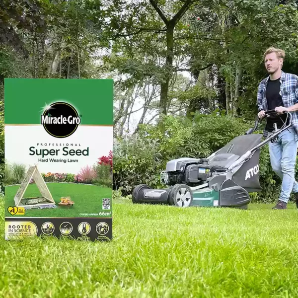 Miracle-Gro Professional Super Seed Hard Wearing Lawn mowing