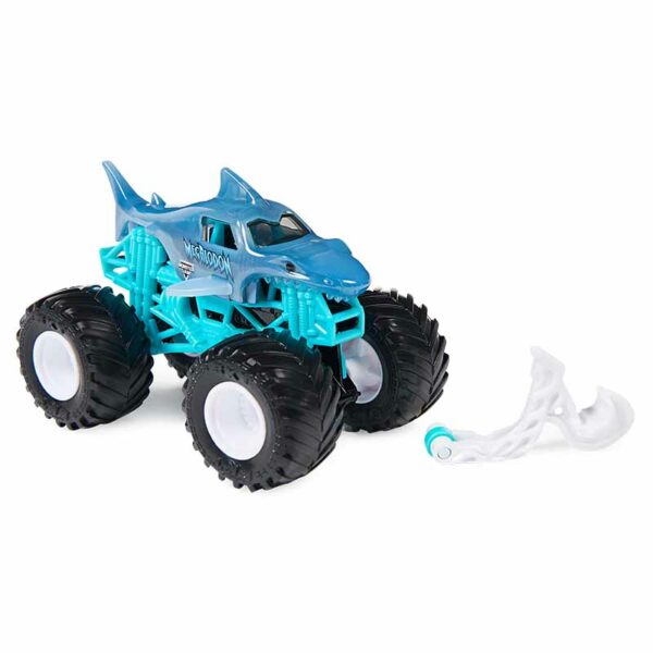 Monster Jam, Official Monster Truck, Die-Cast Vehicle, Ruff Crowd Series, 1:64 Scale - Styles Vary shark