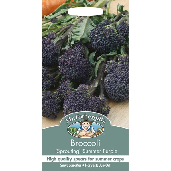 Mr Fothergill's Summer Purple Sprouting Broccoli Seeds
