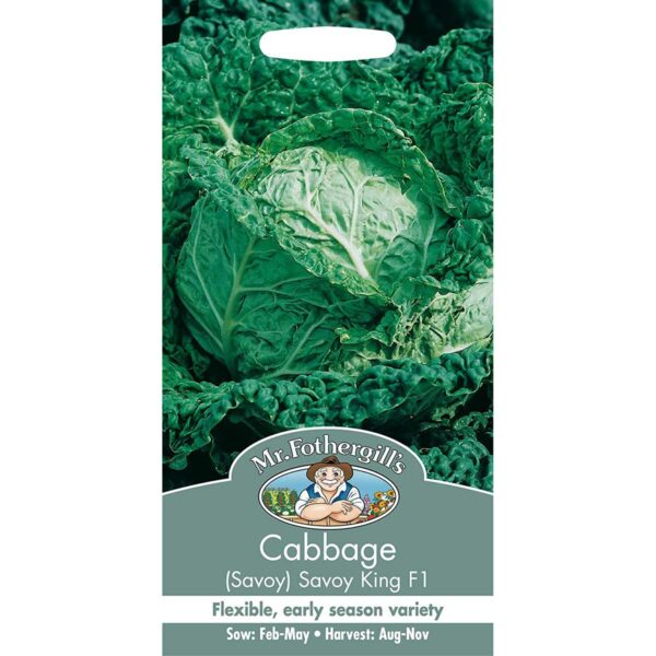 Mr Fothergill's Savoy King F1 Cabbage Seeds
