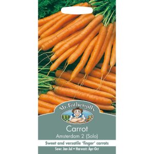 Mr Fothergill's Amsterdam 2 (Solo) Carrot Seeds