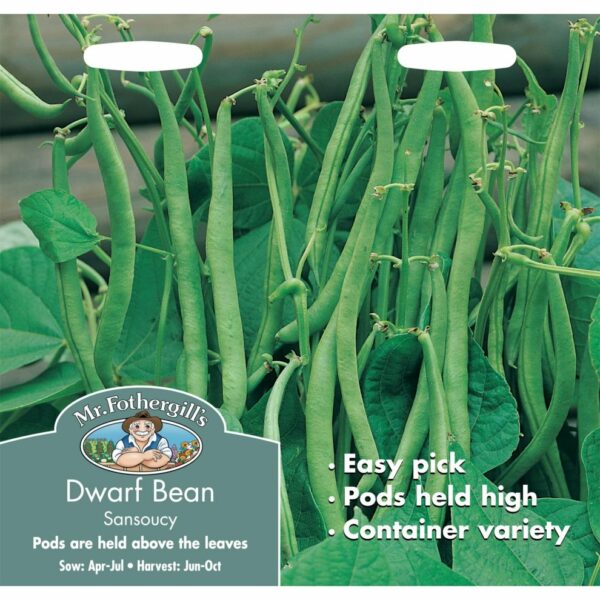 Mr Fothergill's Sansoucy Dwarf French Bean Seeds