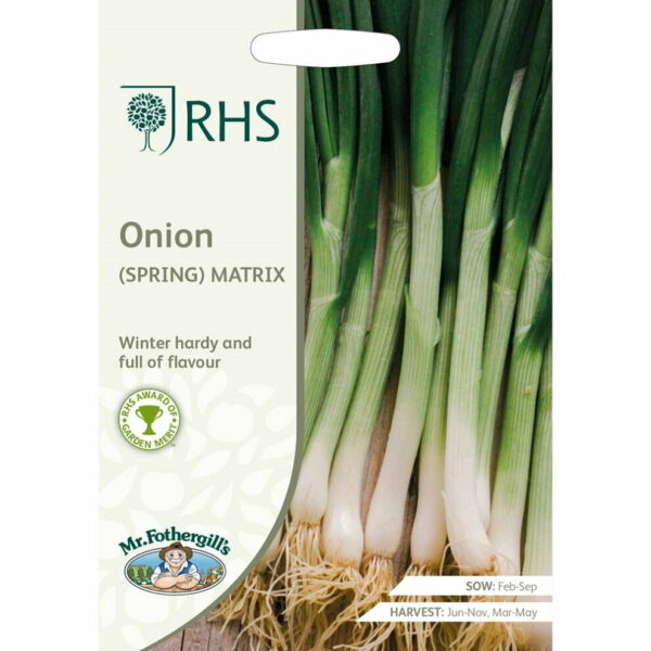 Mr Fothergill's RHS Matrix Spring Onion Seeds