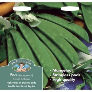 Mr Fothergill's Sweet Sahara Pea (Mangetout) Seeds