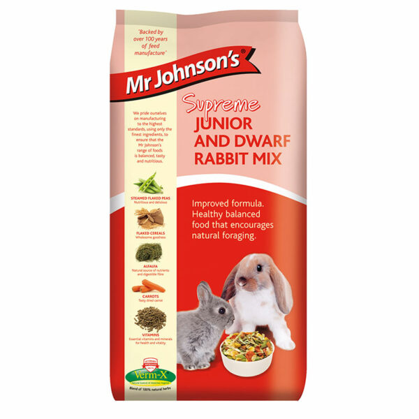 Mr Johnson’s Supreme Junior and Dwarf Rabbit Mix 900g