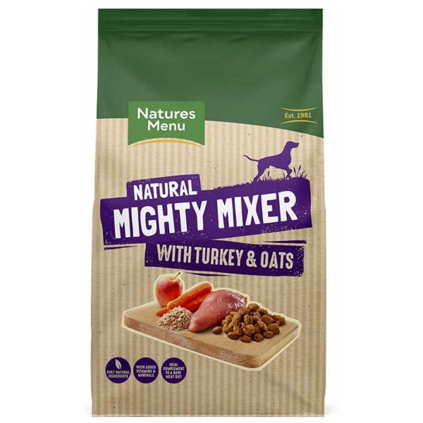 Natures Menu Natural Mighty Mixer with Turkey & Oats