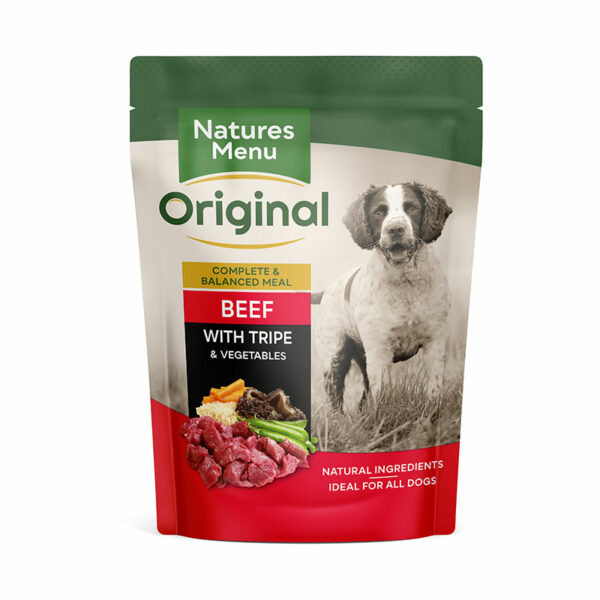 Natures Menu Original Pouch Beef with Tripe & Vegetables