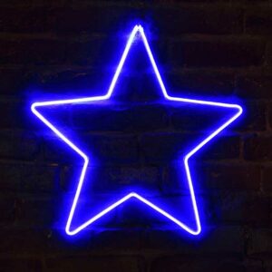 NOMA Blue LED Neon Star (50cm)