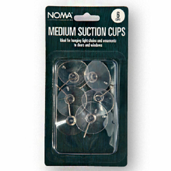 NOMA Medium Suction Cup Hooks (Pack of 6)