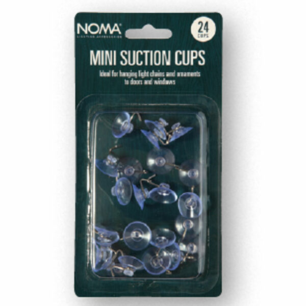 NOMA Mini Suction Cup Hooks (Pack of 24)