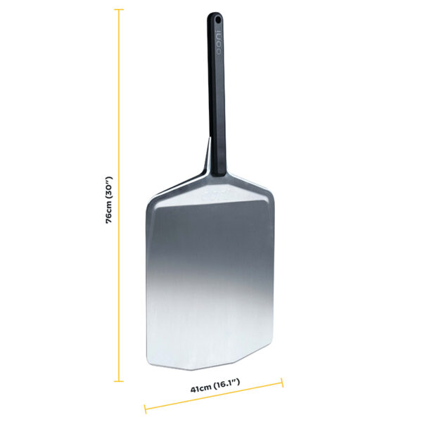 Ooni 16-Inch Pizza Peel with dimensions