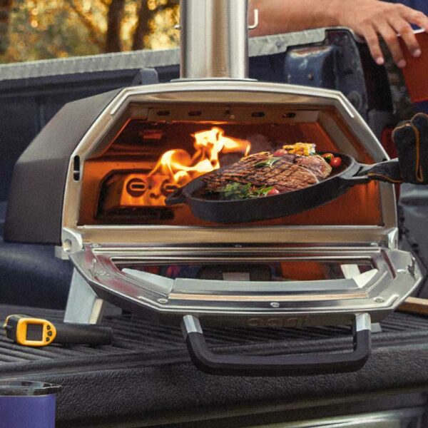 Ooni Karu 16 Multi-Fuel Pizza Oven steak