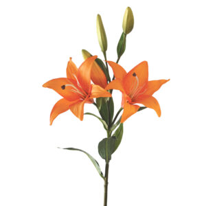 Floralsilk Fresh Touch Double Headed Tiger Lily (86cm)