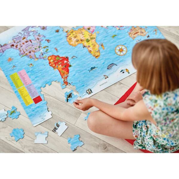 Orchard Toys World Map Giant Puzzle & Poster