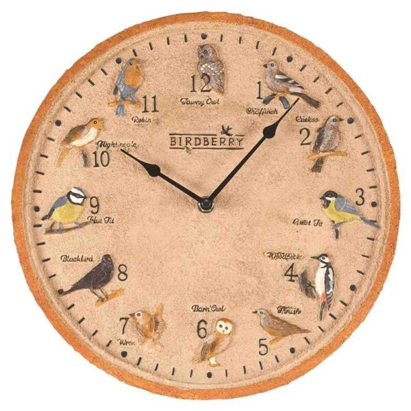 A studio cut out of the Outside In 12-Inch Birdberry Wall Clock