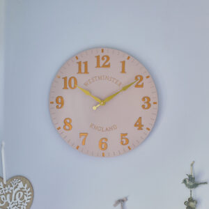 The 12 Inch Soapstone Westminster Wall Clock in situ