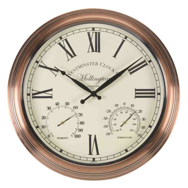 A studio cut out of the Outside In 15-Inch Mollington Wall Clock