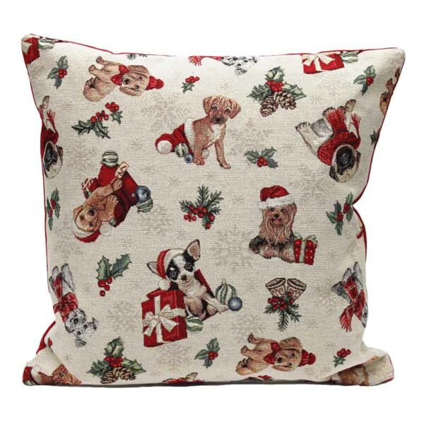 Peggy Wilkins Party Pups Cushion
