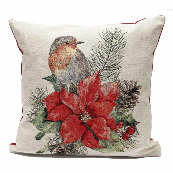 Peggy Wilkins Red Robin Cushion