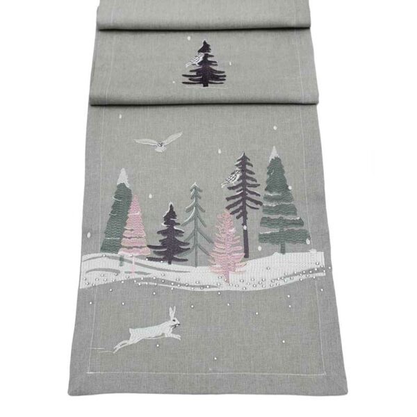 Peggy Wilkins Snowscape Table Runner