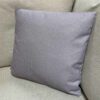 Plain Light Grey Bramblecrest Square Scatter Cushion