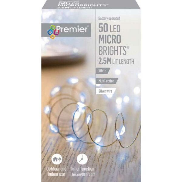 Premier Multi-Action Battery Operated LED MICROBRIGHTS with Timer