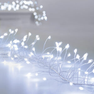 Premier Multi-Action Large LED ULTRABRIGHTS GARLAND with Timer - White