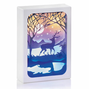 Premier Battery-Operated Paper Diorama with Moonlight Scene