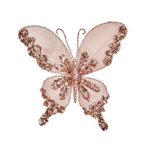 Premier Pink Velvet Butterfly