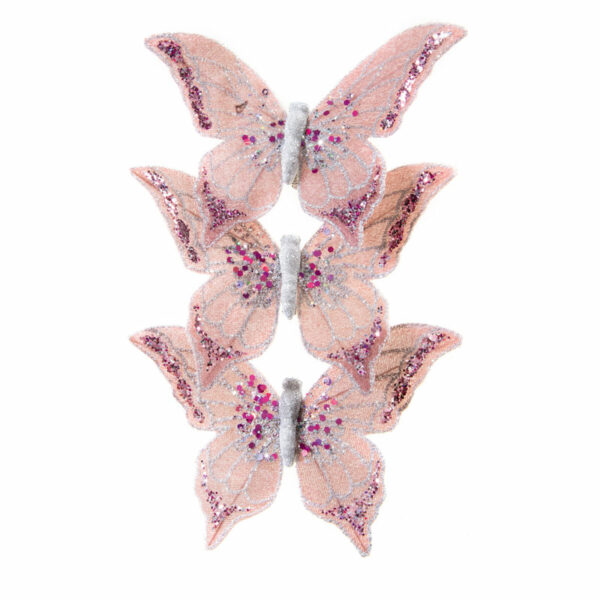 Premier Pink Butterflies (Pack of 3)
