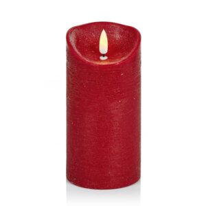 Premier Battery-Operated Red FLIKABRIGHTS Candle with Timer (18cm)