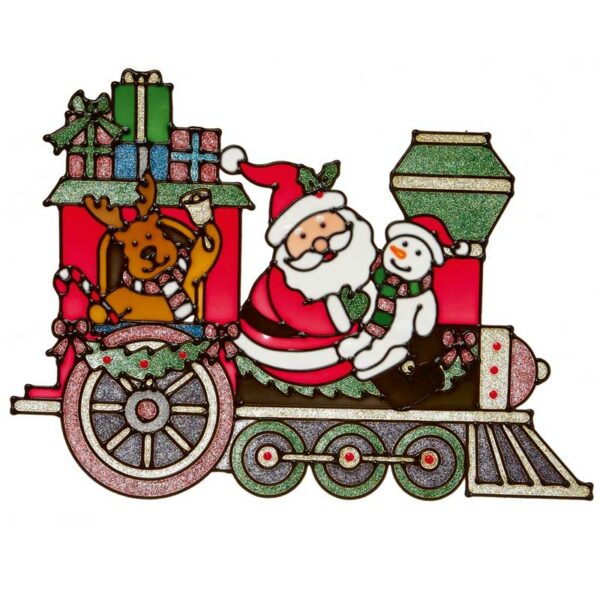 Premier Santa Train Window Sticker