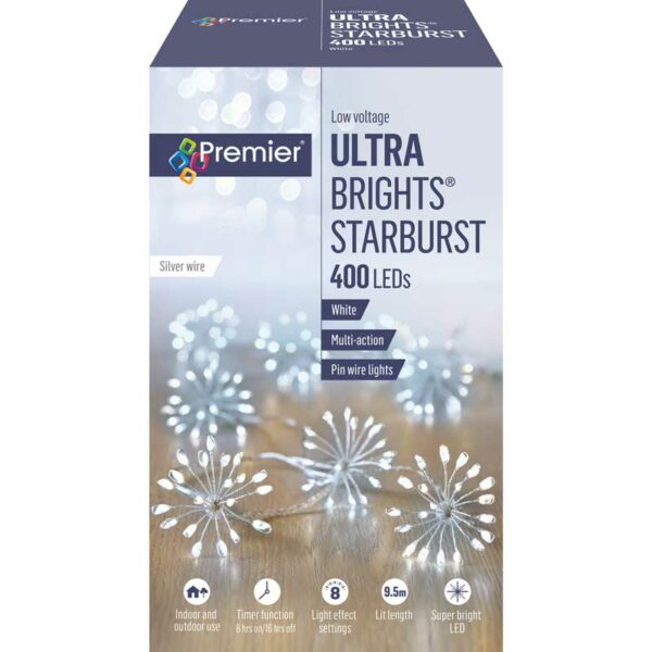 Premier Multi-Action LED ULTRABRIGHTS STARBURST with Timer