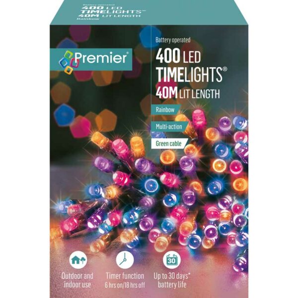 Premier Multi-Action Battery Operated LED TIMELIGHTS with Timer