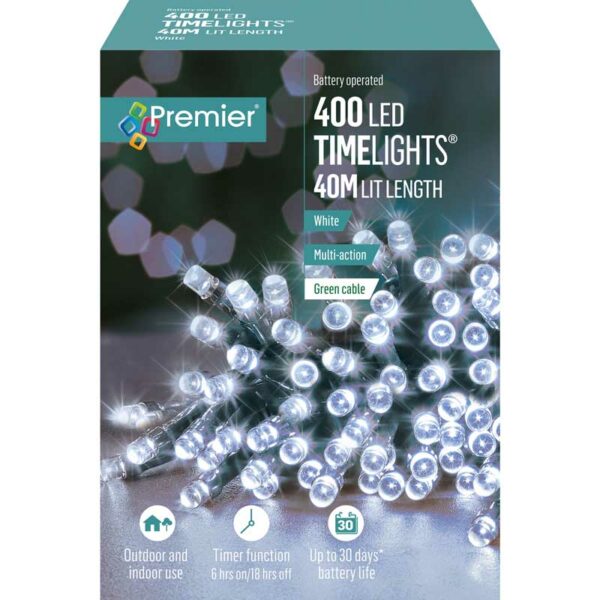 Premier Multi-Action Battery Operated LED TIMELIGHTS with Timer