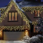 Premier LED SNOWING ICICLEBRIGHTS with Timer - Warm White
