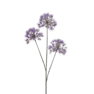 Everlands Purple Allium Spray - 3 Heads (80cm)