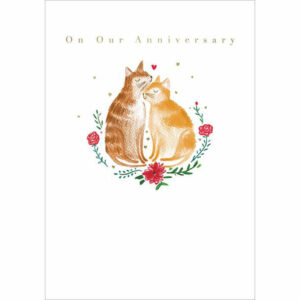 Cardmix Purrfect Couple Anniversary Card