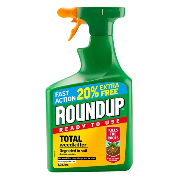 Roundup Fast Action Ready to Use Weedkiller 1.2L Spray Bottle