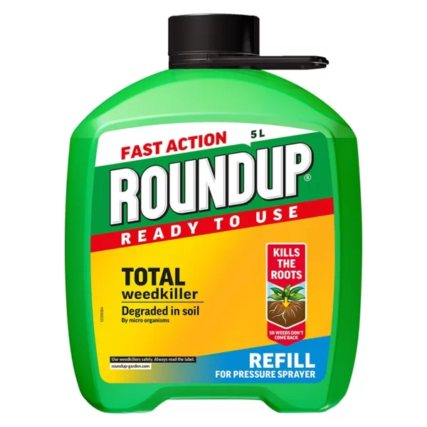 Roundup Fast Action Ready to Use Weedkiller 5L Refill