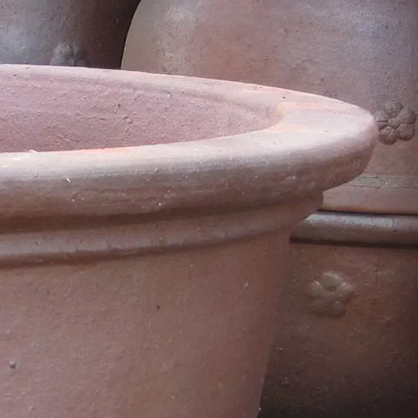 Rustic Hat Terracotta Pot close
