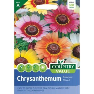 Country Value Chrysanthemum Rainbow Mixed Seeds