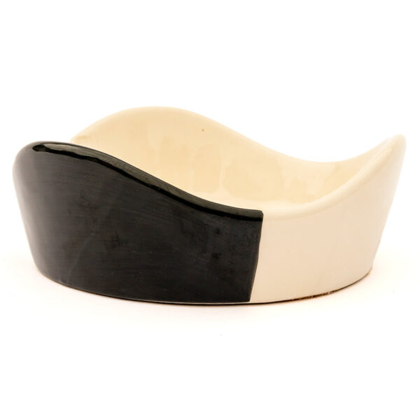 Side profile of Henry Bell Hedgehog Ceramic Feeding Bowl