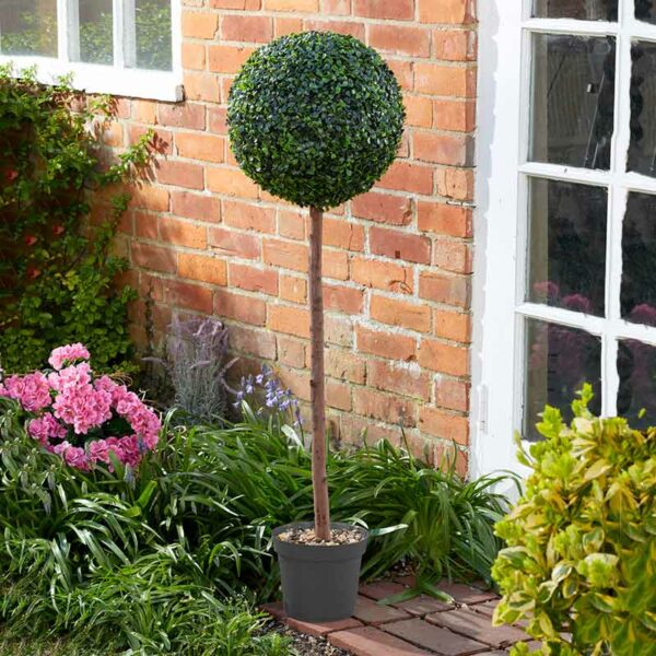 The Smart Garden 120cm Uno Artificial Topiary Tree in Situ