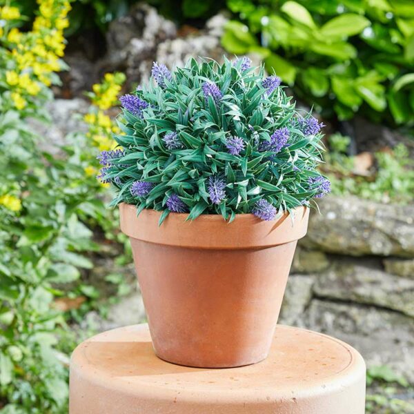The Smart Garden 30cm Artificial Topiary Lavender Ball in a pot